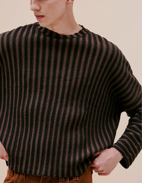 KEYBOARD SWEATER IN COFFEE ‐ ECKHAUS LATTA