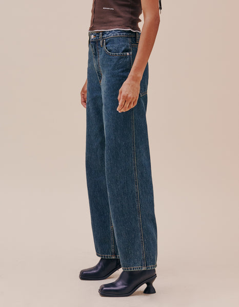 WIDE LEG JEAN IN NEW BLUE ‐ ECKHAUS LATTA