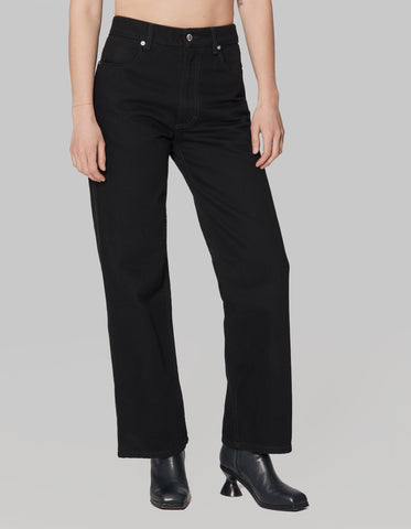 Wide Leg Jeans Almost Black ‐ ECKHAUS LATTA