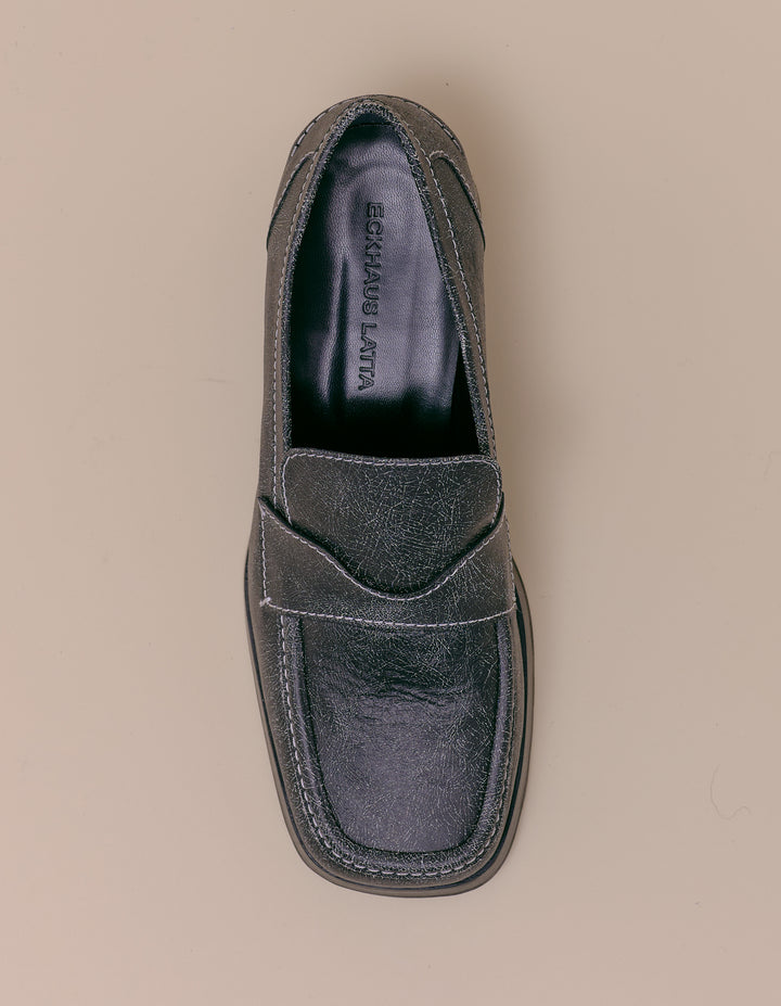 LATTA LOAFER IN CRACKED LEATHER