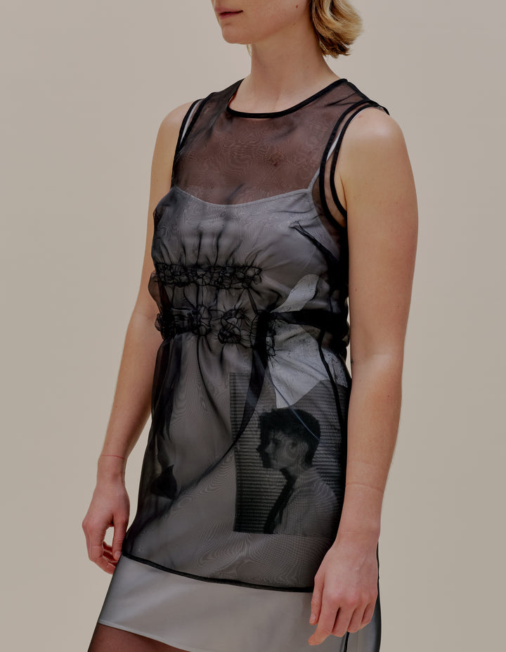 FRAGMENT SHIFT DRESS