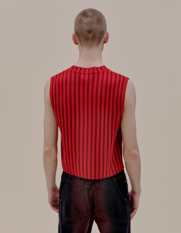 KEYBOARD VEST IN RUBY