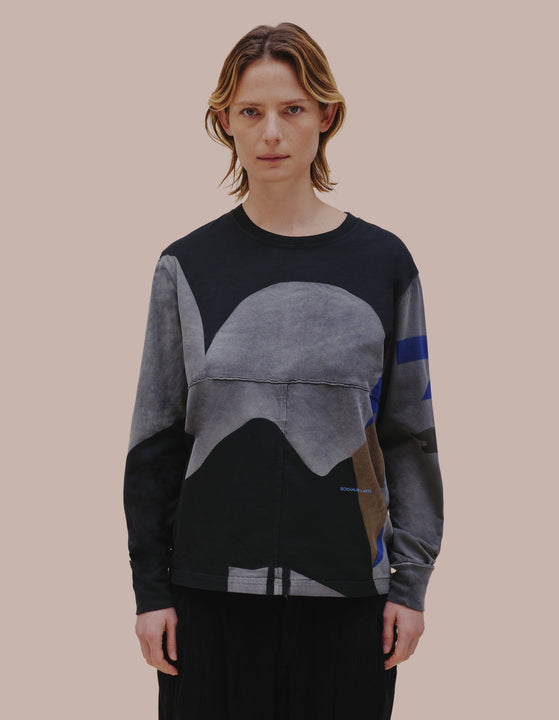 Eckhaus Latta multi-colored long sleeve.