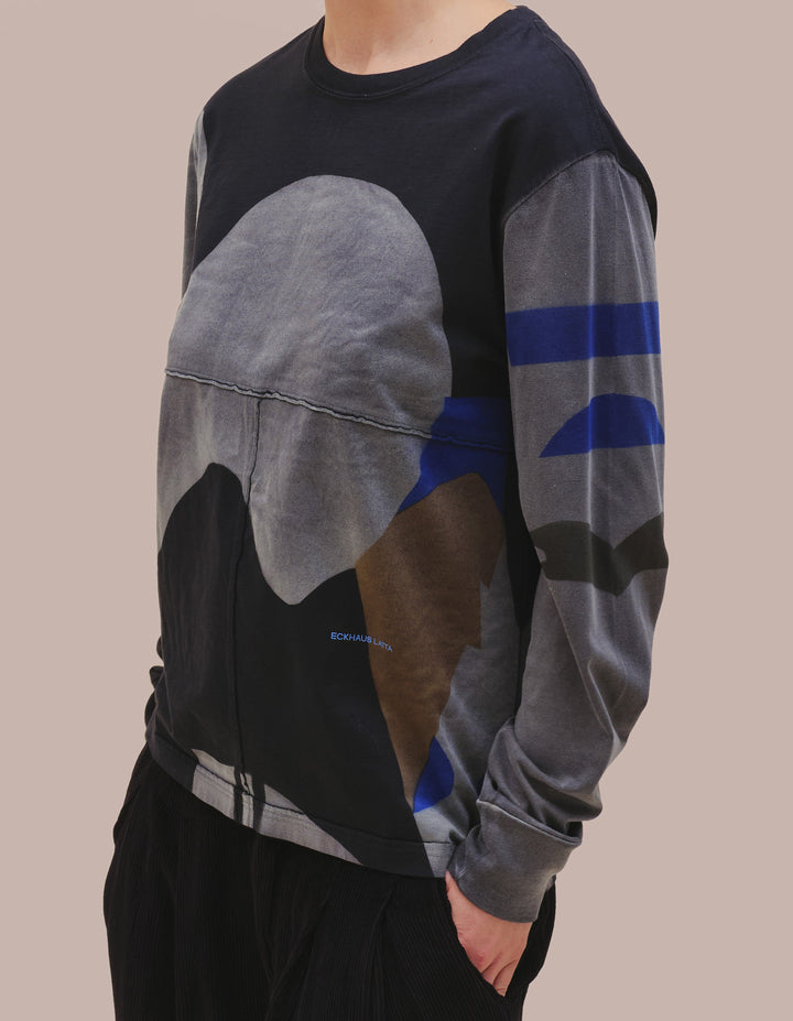 Eckhaus Latta multi-colored long sleeve.