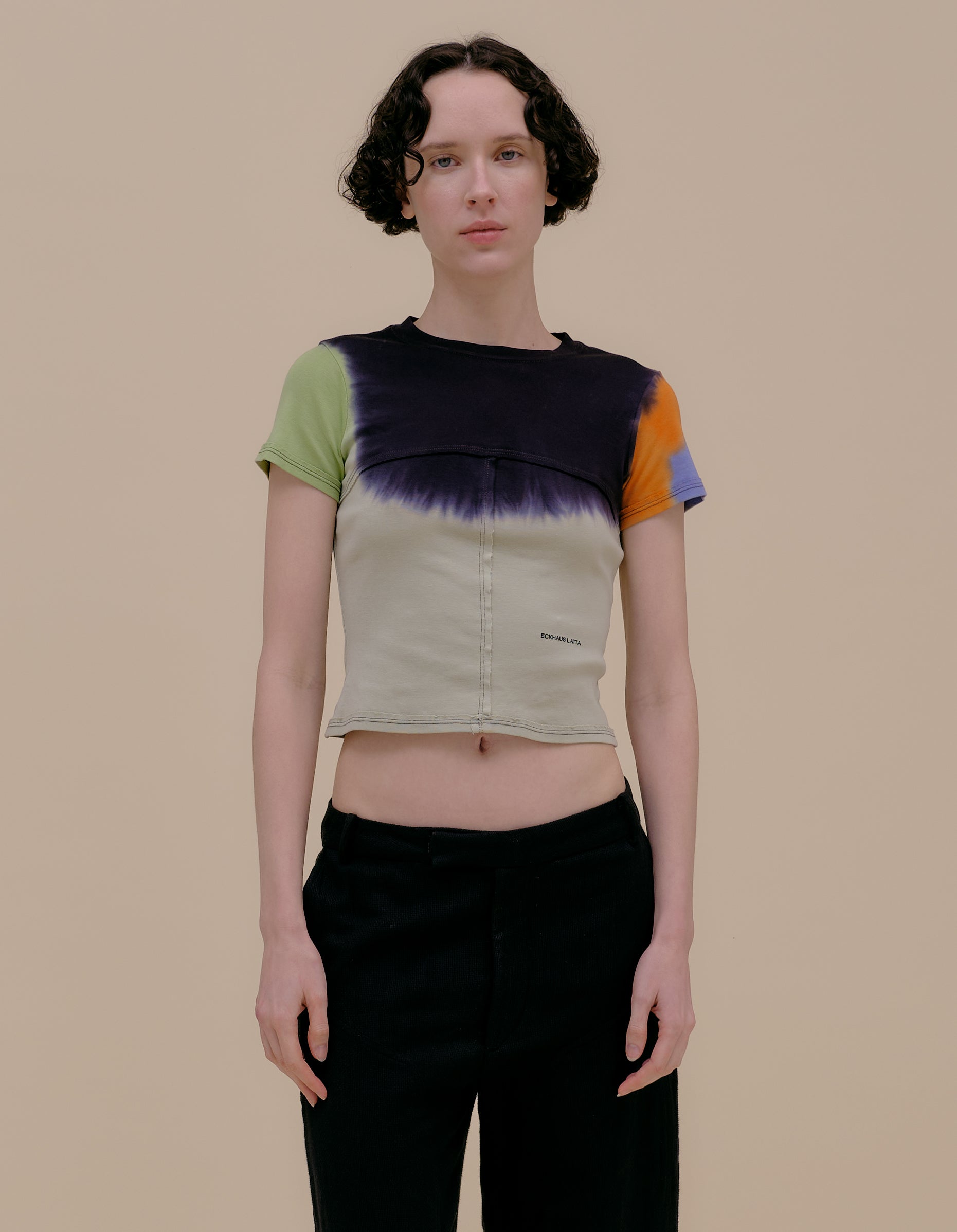 LAPPED BABY TEE IN ATMOSPHERE ‐ ECKHAUS LATTA